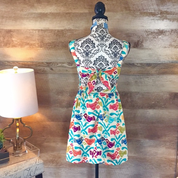 Anthropologie Judith March Bow Back Cutout Dress - Picture 3 of 5